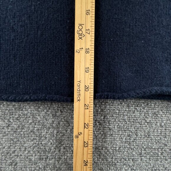 Ralph Lauren Cashmere Wool Blend Flag Sweater Navy Blue Medium Pullover Knit USA - Picture 8 of 15